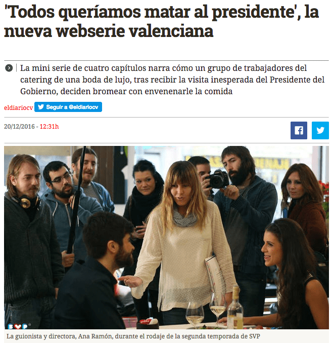 webserie todos queriamos matar al presidente